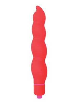 Κόκκινος Δονητής Rock Candy Swirl 15 εκ.