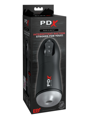 Pipedream PDX Elite - Suck-O-Matic - Transparent
