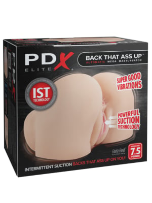 PDX Plus Back That Ass Up Automatic Mega Masturbator - Light