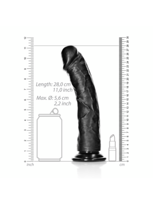 Curved Realistic Dildo with Suction Cup - 10''