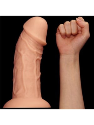 Lovetoy Realistic Curved Dildo 24cm Flesh
