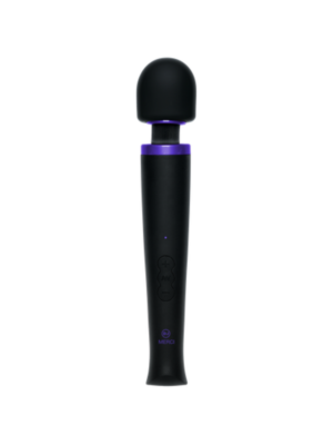 Doc Johnson Rechargeable Power Wand - Ultra-Powerful Silicone Wand Massager - Black