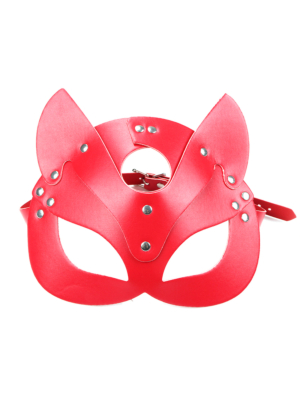 Sex Cat Half Mask Red