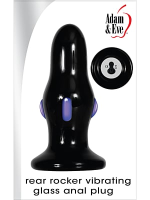Δονούμενη Πρωκτική Σφήνα Rear Rocker (Glass Anal Plug)