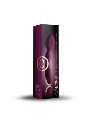 Rocks Off Wand Massager Vibrator Climaximum - Aurora Burgundy