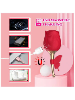 ROSE Clitoral Toy USB 10 function