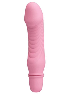 Κλασικός Δονητής Σιλικόνης Stev Vibrator με 10 Λειτουργίες (Ροζ) - Pretty Love 