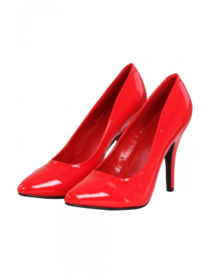 Red Vinyl Heels