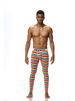 Jockmail - JM1106 - LongJohn Pant - Stripe Red