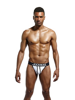 Men's JOCKMAIL - Jockstrap - White -XL