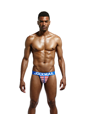 Men's JOCKMAIL - JM208 - Jockstrap - Blue-M