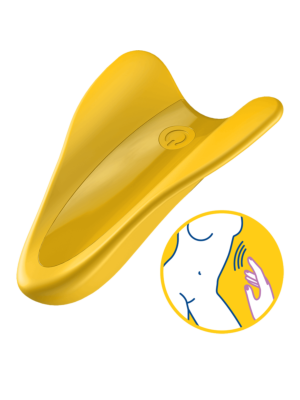 High Fly Finger Vibrator Yellow