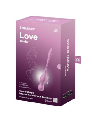 SATISFYER - LOVE BIRDS VIBRATING KEGEL BALLS PINK