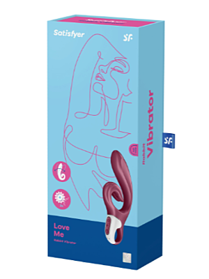 Satisfyer Love Me Δονητής Rabbit 22cm Κόκκινος
