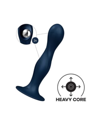 Satisfyer Double Ball-R dark blue Dildo