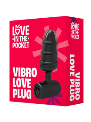 Δονούμενη Πρωκτική Σφήνα -Love in the Pocket - Love Plug Vibrating Butt Plug 6 εκ.