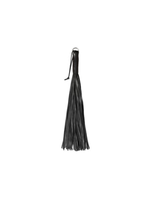 Leather Black Whip Soft - 24 Strings