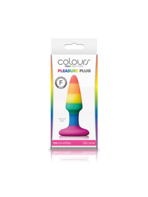 Pleasure Plug Rainbow Mini