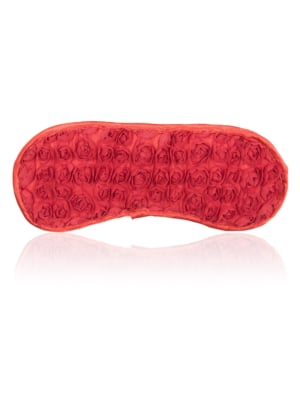 Seductive Red Flower Accent Blindfold