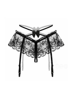 Sexy Women Garters Black os