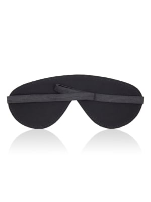 Sexy Vegan Leather Eye Mask Blindfold Black