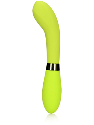 Silicone G-Spot Vibrator - Lime Passion