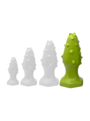 Silicone plug Monster Spike XL 16 x 6.5cm Green