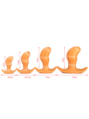 Silicone Prostate Stimulator Gold L