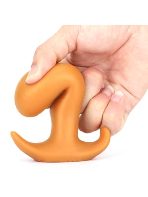 Silicone Prostate Stimulator Gold L