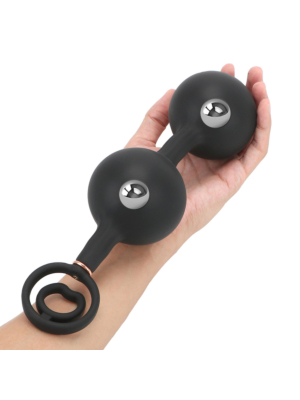 Silicone Rolling Balls Inflatable Anal Plug