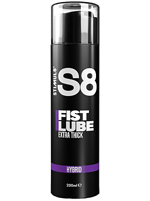S8 Extreme Hybrid Fist Lube 200ml - Natural  Silicone -Water Based Long Lasting