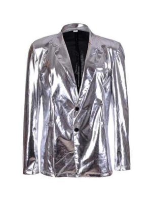 Silver Metallic Blazer M/L