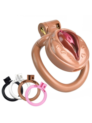 Sissy Pussy Chastity Cock Cage