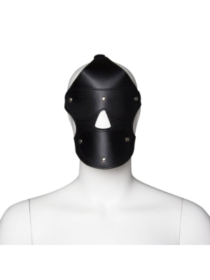 Gimp Hood With Removable Eye Pad And Red mouth Pad Black -Red