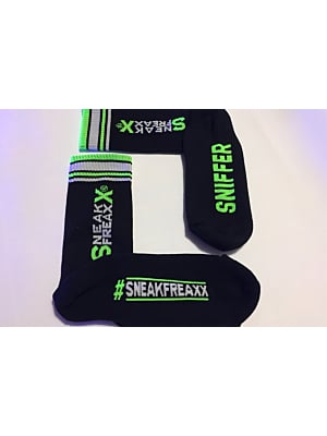 SNEAKFREAXX SOCKEN "SNIFFER NEON YELLOW"