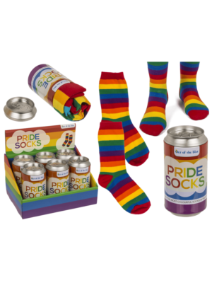 Socks, Rainbow one size 80% cotton