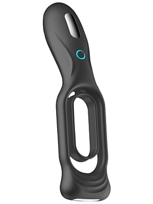 N0. 88 - Vibrating Rechargeable Cock Ring - Black