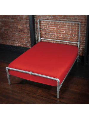 Rubber Sheets of San Francisco Play Sheet Fluid Proof 213 x 240 cm Red
