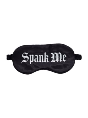 Spank Me - Printed Satin Mask