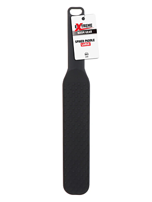 Hidden Desire Extreme Spiked Paddle Large - Black