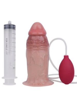 Squirting Butt Plug Realistic Penis 18.8cm
