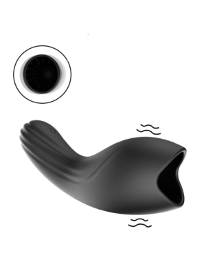 STD Vibrating Masturbator Barbati Glans Silicone