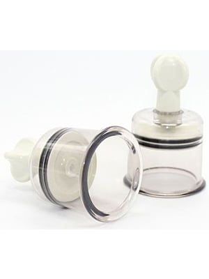 Διάφανες Βεντούζες Στήθους Twist Suction Cups (Large) - Toyz4lovers