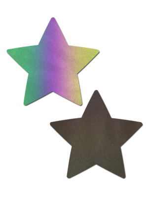 Αυτοκόλλητα - Καλύμματα Θηλών Star Reflective Rainbow