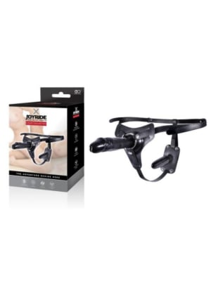 Strap On X Joyride Dildo με Πρωκτική Σφήνα Μαύρο