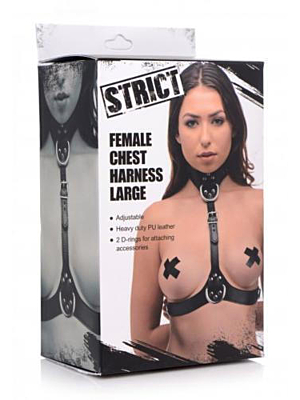 Female Chest Harness - Black
