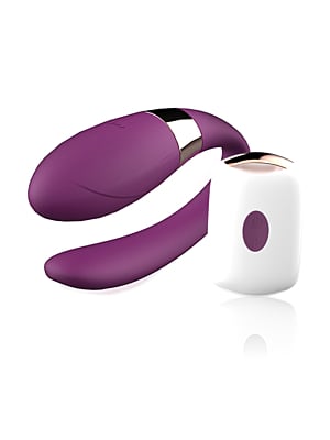 Stymulator-V-Vibe Purple USB 7 Function / Remote Control