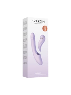 Rabbit Κλειτοριδικός Δονητής με App Control Svakom DuoGlow Μωβ