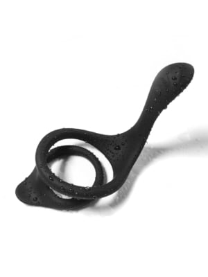 Double stretchable rings Tail black