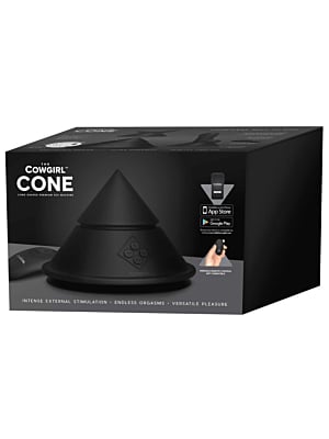 The Cowgirl The Cowgirl Cone Sex Machine - Black